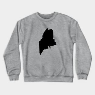 Maine Black Crewneck Sweatshirt